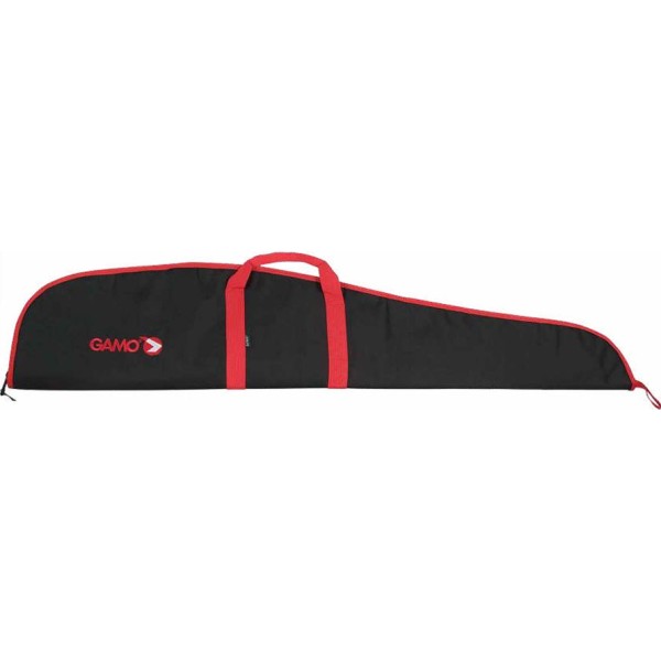 Funda para carabina con visor negra/roja 120 cm